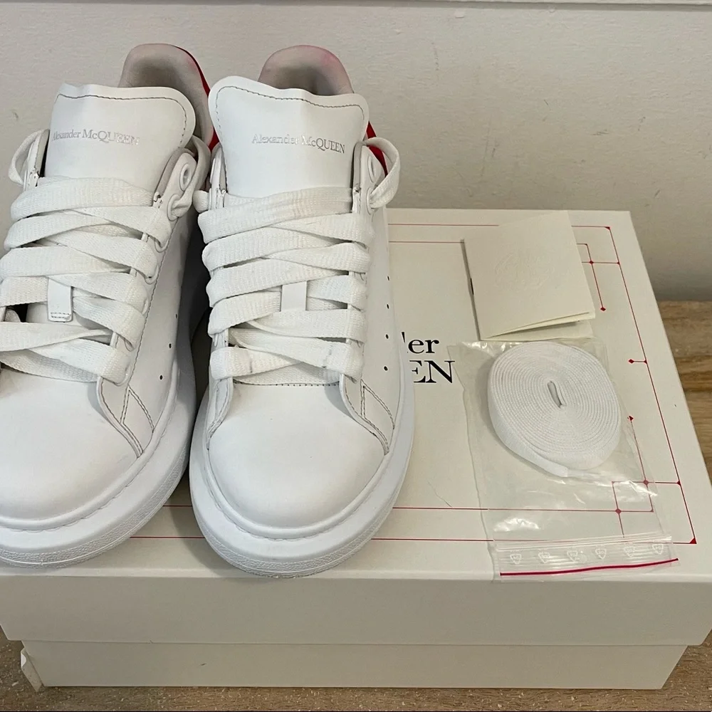 🔥Alexander McQueen oversized Leather Sneakers💃🏼 - Picture 7 of 12